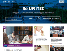 Tablet Screenshot of blogs.unitec.mx