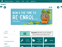 Tablet Screenshot of moodle.unitec.ac.nz