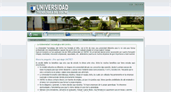Desktop Screenshot of admision.unitec.edu.ve